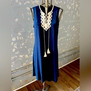 MAX Studio Nautical Navy Sleeveless Dress